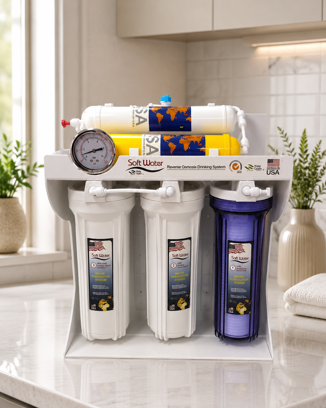 دستگاه تصفیه آب خانگی Soft Water | قطعات ایرانی